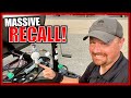 Recalls on 100's of 1000's of Trucks & RVs!!