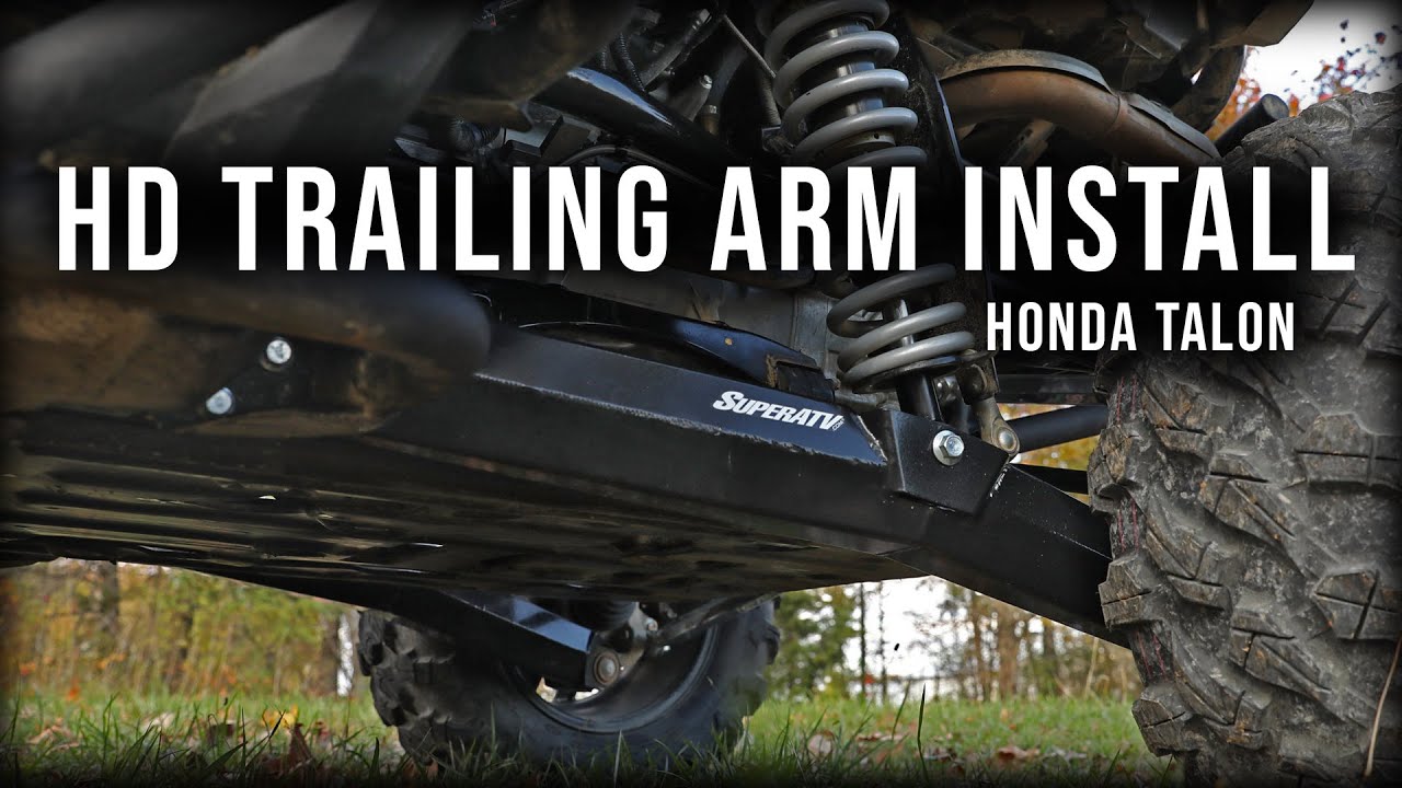 SuperATV Honda Talon High Clearance Trailing Arm Install How To YouTube