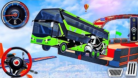 Mega Ramp Bus Stunt Driving Simulator:2*2 Bus Drive (Android GamePlay)