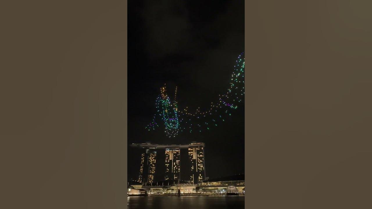 Singapore Drone Show shorts cny2024 drone droneshow cool nice 