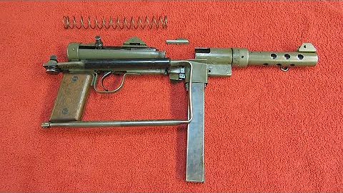 Swedish K M/45 SMG Parts Kit Overview