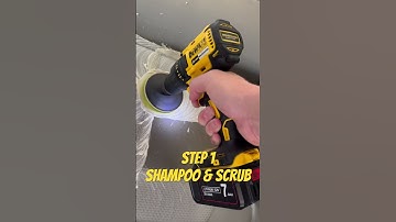 How to shampoo car seats ✅ #detailing #autodetailing #extraction #stainremoval #howto