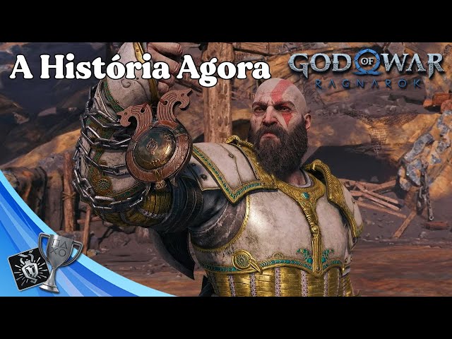 Troféu Espécies Invasoras e Matador de Dragões God of War Ragnarok Caçadas