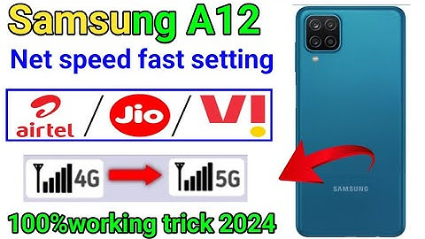 Samsung A12 4g Volte Network problem solve 2024 || How to solve network problem in samsung A12