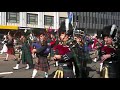 ANZAC Day Sydney 2015 Massed Pipe (Bagpipe) Bands