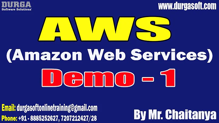 AWS (Amazon Web Services) tutorials || Demo - 1 || by Mr. Chaitanya On 07-12-2023 @6AM IST