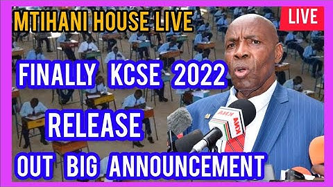 🔴Live:KCSE Releasing of 2022 RESULTS live Coverage now|KCSE big ANNOUNCEMENT by CS EZEKIEL MACHOGU