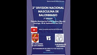 MPL SOLUCIONES - CB SAN LORENZO Vs CLUB MARISTAS CARTAGENA @BalonmanoEnMurcia #balonmano #handball