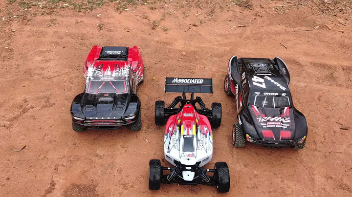 Arrma Senton 3S and Traxxas Slash 4*4 Ultimate battle it out