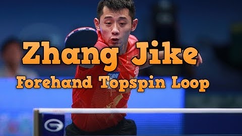 Zhang Jike techniques analysis FOREHAND TOPSPIN