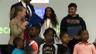 Arlington, Texas Rangers Partner for Pearcy Elementary Acts of Kindness Event