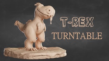 Dinosaur creature (2019) - Blender 2.8 turntable