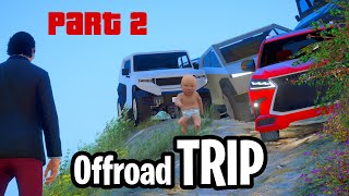 GTA 5 RP : Baby and Dady Got troubled in Forest Race 😬😬