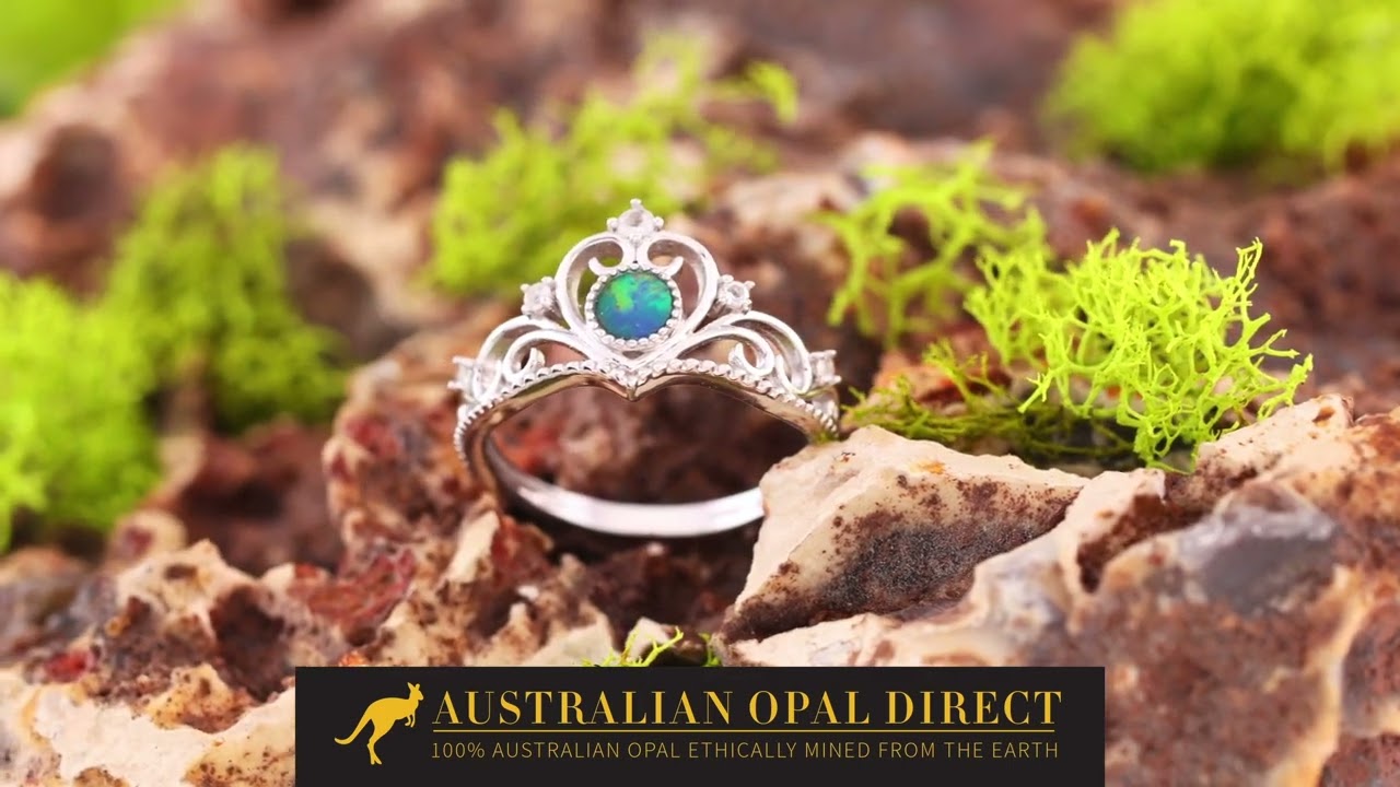 Opal Rings, Opal Wedding Rings, Black Opal Rings - Australian Opal Direct | Worldwide Shipping