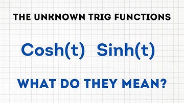 What are hyperbolic trig functions?