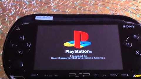 Psp with Xbox 360 theme and PlayStation emulator