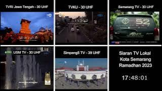 Kompilasi Adzan Maghrib di TV Lokal di Kota Semarang Bulan Ramadan 2023 (1444 H)