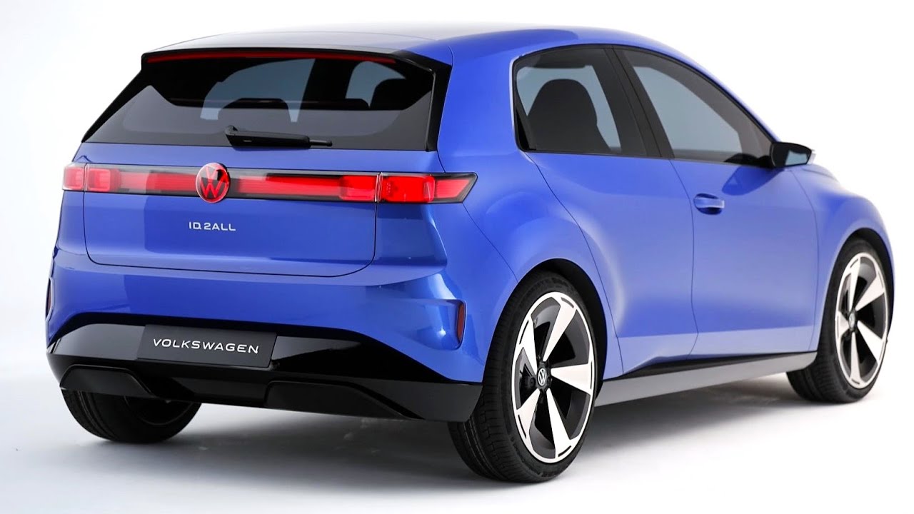 All New 2025 Volkswagen ID.2All - Budget Electric City Hatchback Revealed 