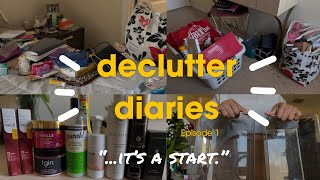 Decluttering and Organizing My Hair Products