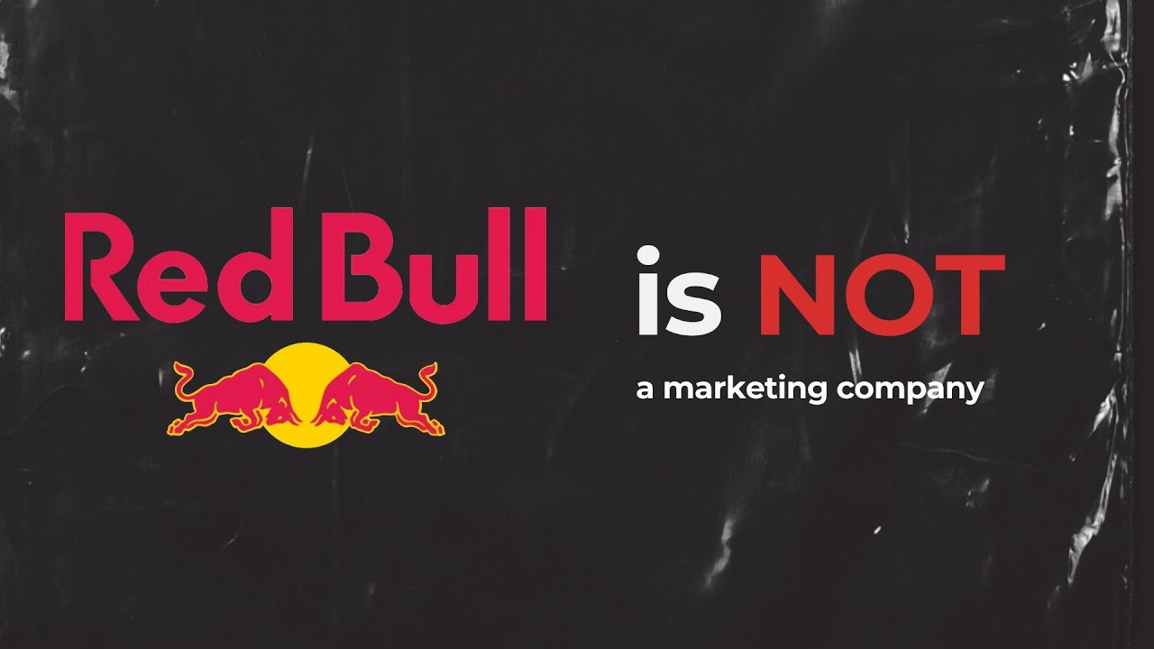 redbull is NOT a marketing company