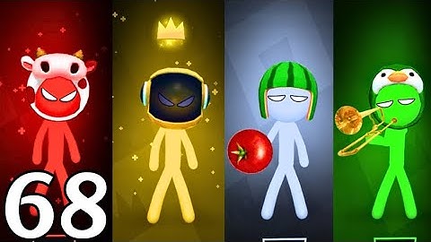 Stickman Party 1234 Player - Gameplay Walkthrough Part 68 - Tournament Mode (iOS, Android)
