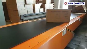 Telescopic Belt Conveyor for loading unloading 40ft containers