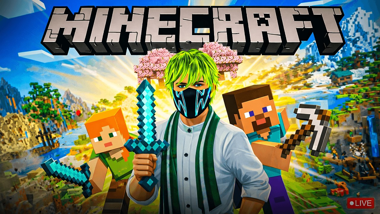 Minecraft LIVE 🔴 New Survival World | Join the Adventure! @BOMBHACKERGAMING