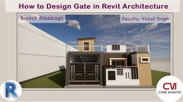 How to Design Gate in Revit Architecture | Cadd Mantra