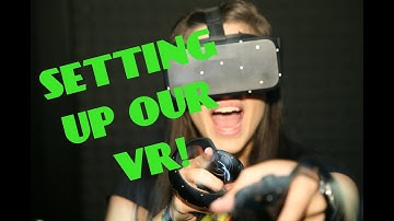 HTC VIVE UNBOXING/SETUP!