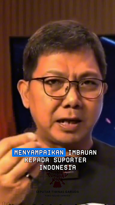 Bung Towel's appeal to Indonesian National Team supporters #footballinfo #football #footballupdat...