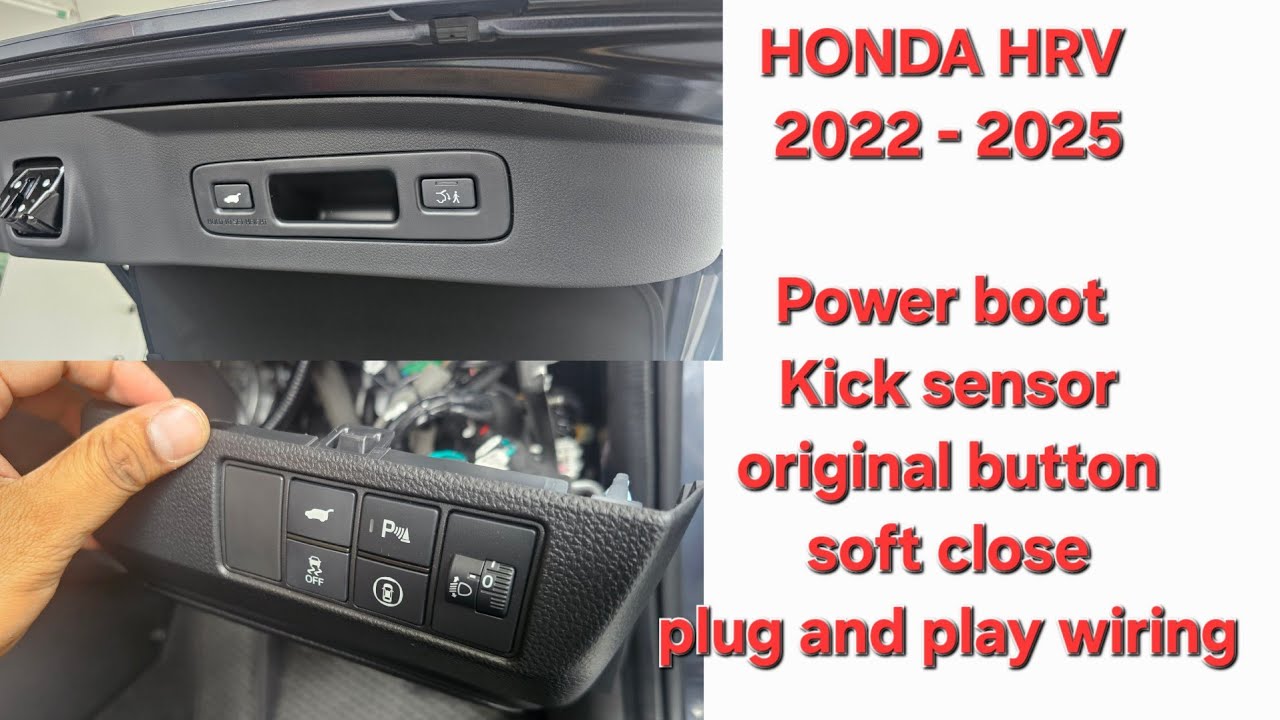 Power boot / Auto tailgate HONDA HRV ORIGINAL BUTTON - YouTube