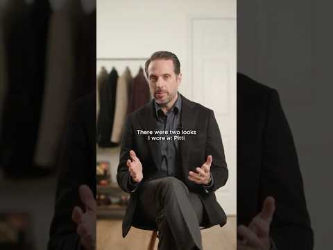 Pairing Cashmere And Denim For Pitti Uomo
