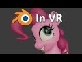 Quick Video on What I Experienced using Blender VR (2.83) to view my 3D Models