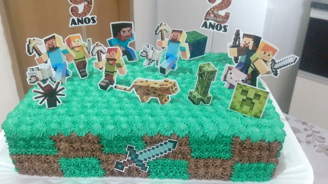Mah Bolos em ação 😂❤️ bolo Minecraft #bolo #cake #bolominecraft
