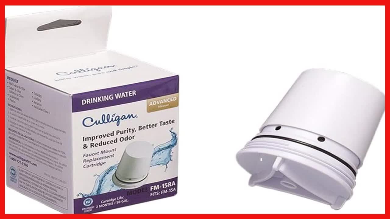 Culligan FM15RA FaucetMount Replacement Water Filter Cartridge, 200