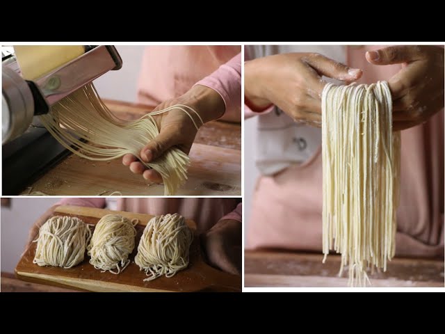 Kenyal Mudah Tinggal Pencet Langsung Jadi Cara Membuat Mie Untuk Jualan Mie Ayam Tanpa Ribet Youtube