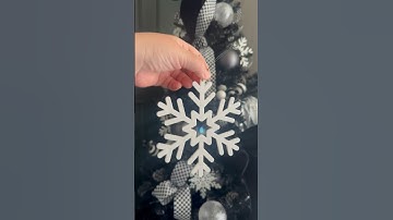 3D printed snowflake #christmasdecorations #christmas #christmasdecor #3dprinting #3dprint #xmastree