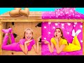 ベッドの下の秘密の部屋 | 金持ち VS ブローク い面白いシチュエーション BaRaDa Gold Challenge