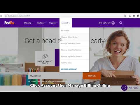 How to access invoices online via FedEx Billing Online