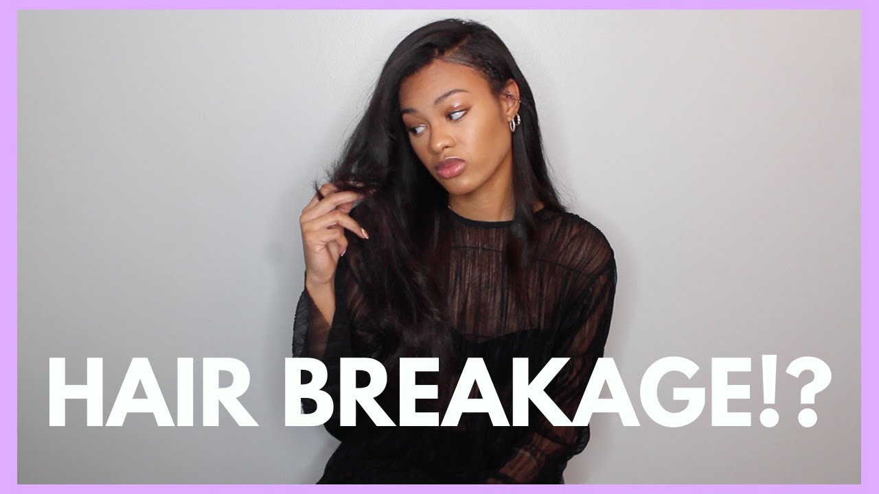 HOW TO STOP HAIR BREAKAGE Heat Training Hair YouTube
