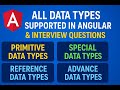 🎯 Part 4 | Angular Data Types Explained + Interview Questions