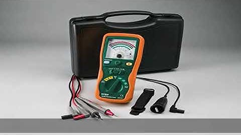 Extech 380320 Analog Insulation Tester, green