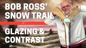 How to paint snow with oil paint in a tonalist painting - part 2