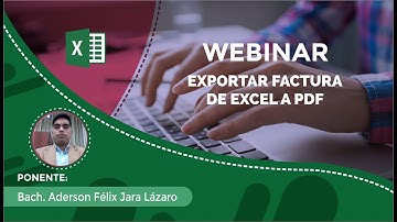Exportar Factura de Excel a PDF - Macros