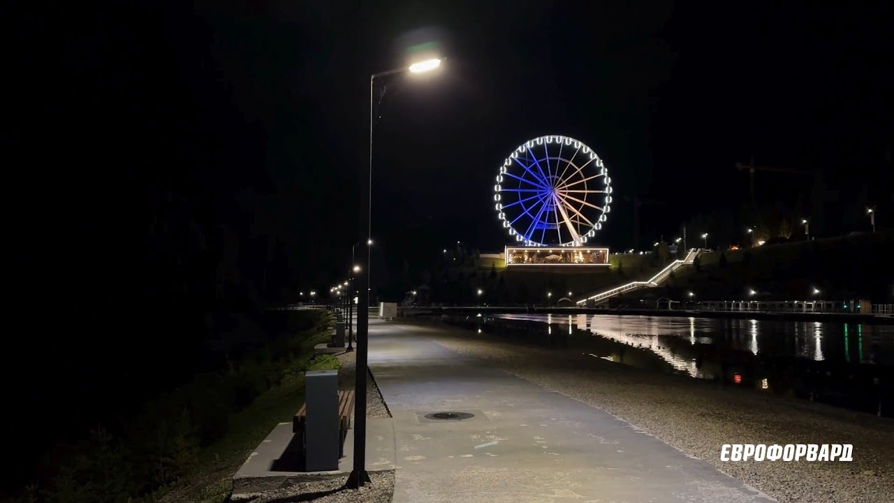 Освітлення гірськолижного курорту «Буковель»