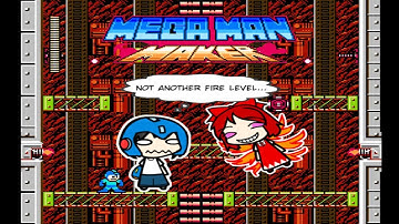 [ロックマンメーカー] Mega Man Maker – "Crash Man’s Fiery Fortress" by 30303Steve (Me)