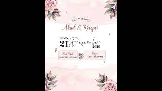 WS-062 | Undangan Video Pernikahan Soft Purple - Undangan Digital screenshot 3