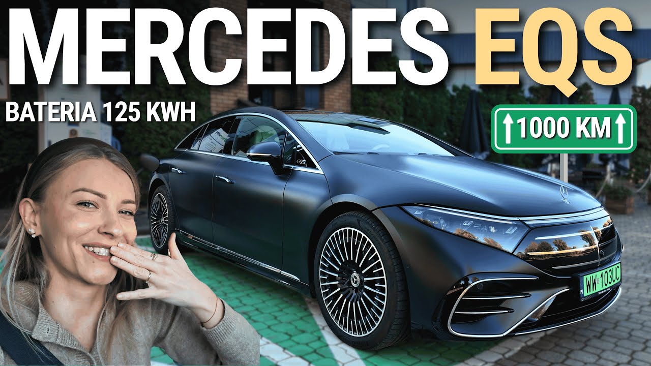 Najnowszy Mercedes EQS 580 na trasie 1000 km Challenge! 🤯 Nie ma wygodniejszego elektryka? ⚡️