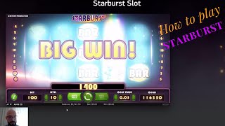 How to play Starburst Slot screenshot 4