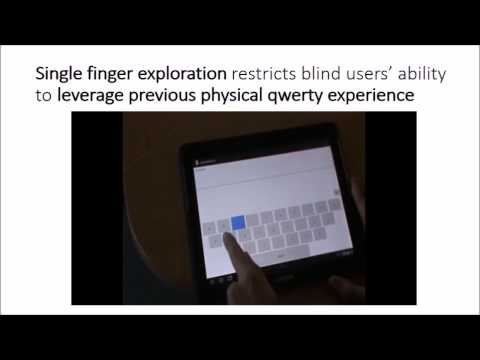 TabLETS Get Physical: Non-Visual Text Entry on Tablet Devices